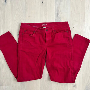 Loft Red Jeans